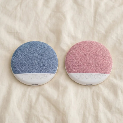 Sleepwisp pillow speaker in blue and pink