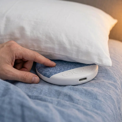 Sliding Sleepwisp under a pillow