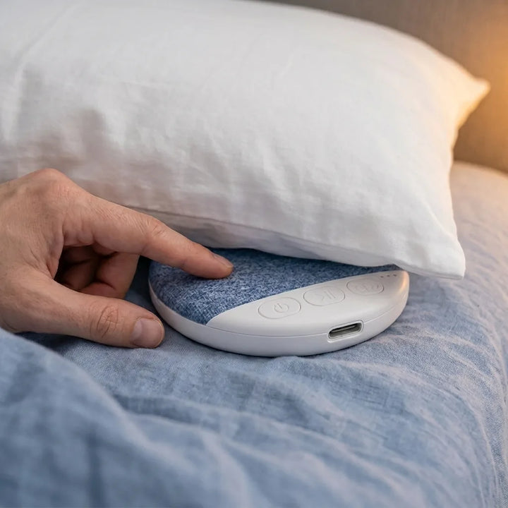 Sliding Sleepwisp under a pillow