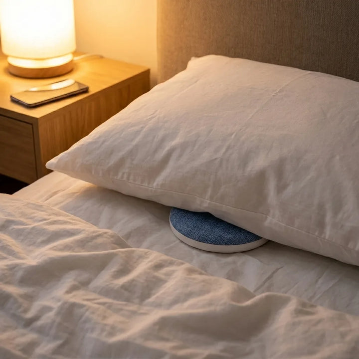 Sleepwisp pillow speaker under a pillow